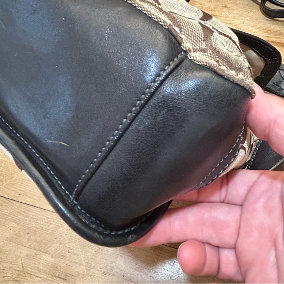 Coach Bleeker Signature Canvas and Leather Shoulder Bag 11434 - Picture 9 of 14